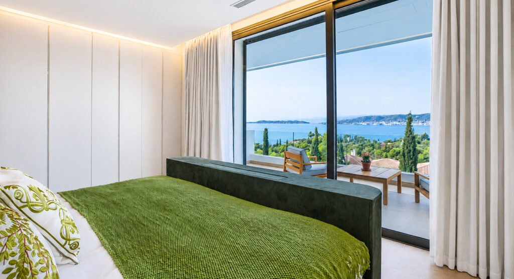 Villa Karin Porto Heli Bedroom Sea View