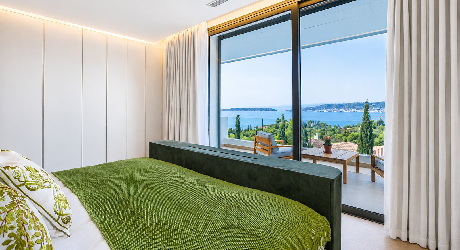 Villa Karin Porto Heli Bedroom Sea View